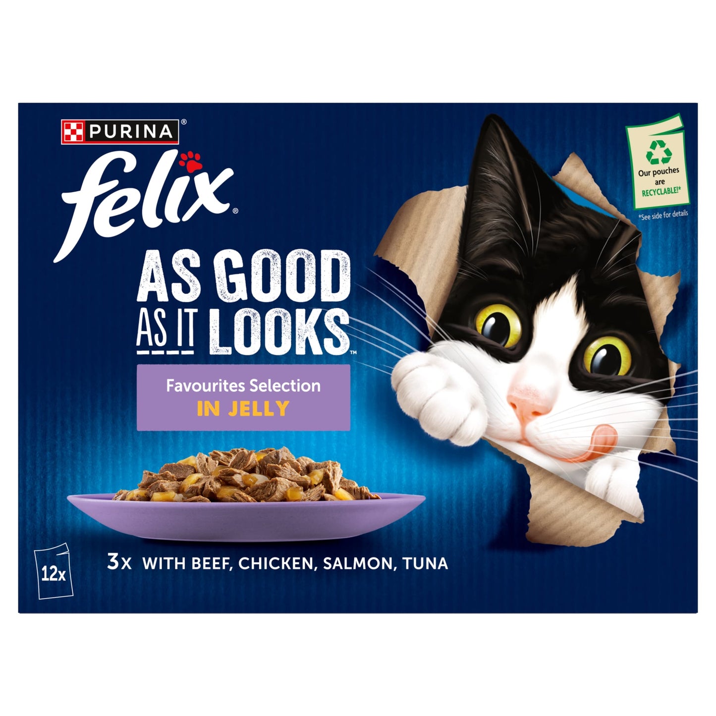 Felix As Good As it Looks Favourites Selection Wet Cat Food 12x85g — image 2