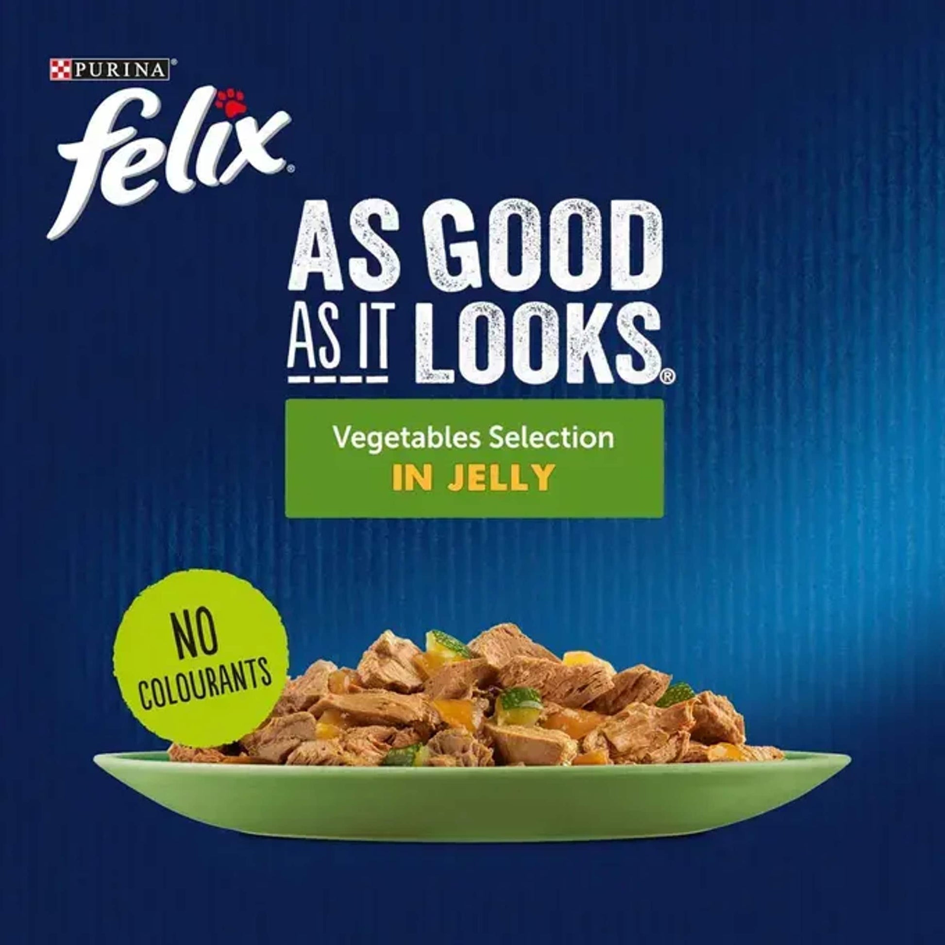 FELIX As Good As it Looks Favourites with Veg in Jelly Wet Cat Food 12x85g — image 4