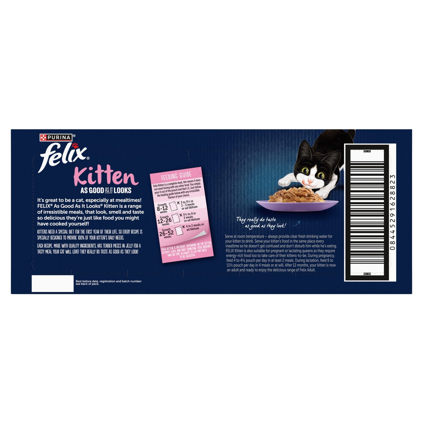 FELIX As Good As it Looks Kitten Mixed in Jelly Wet Cat Food 40x85g — image 5