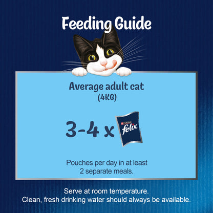 FELIX As Good As it Looks Ocean Feasts in Jelly Wet Cat Food 12x85g — image 3