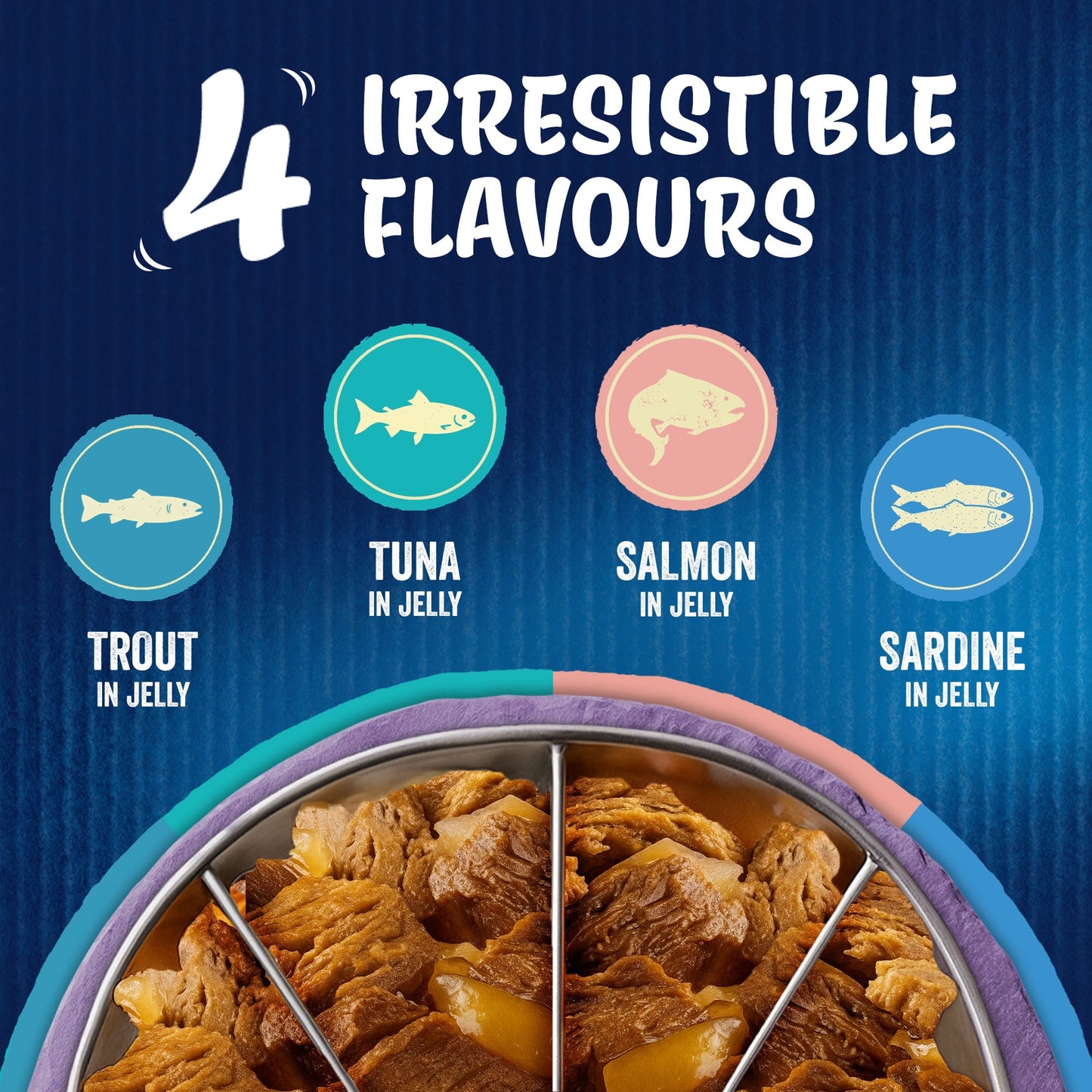 Felix As Good As it Looks Senior 7+ Fish in Jelly Wet Cat Food 12x85g — image 3