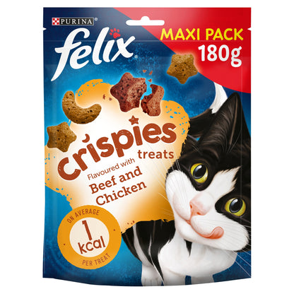 Felix Crispies Cat Treats - Beef and Chicken 180g — image 1