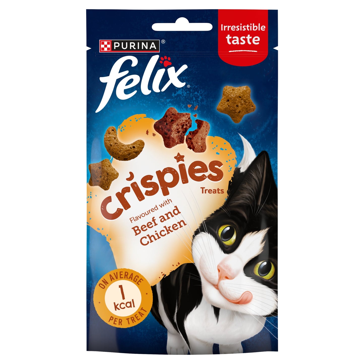 Felix Crispies Cat Treats Beef and Chicken 45G — image 1
