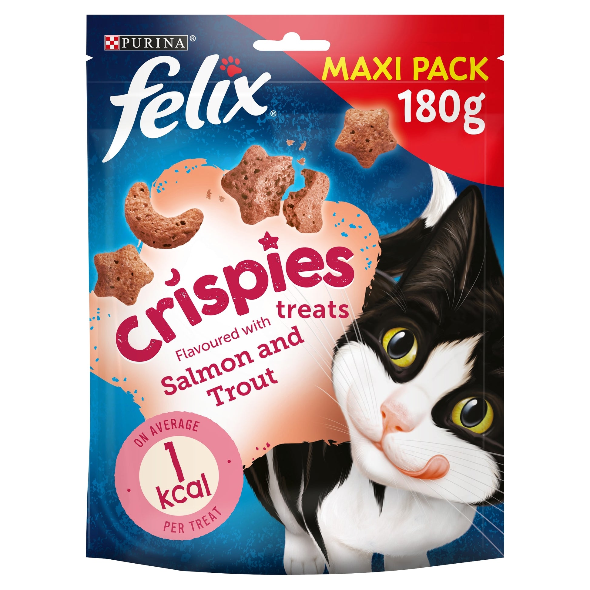 Felix Crispies Cat Treats - Salmon and Trout 180g — image 1