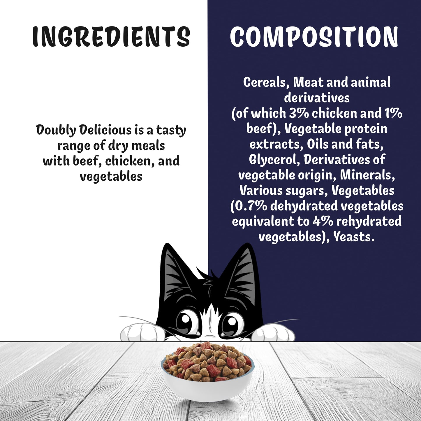 FELIX Doubly Delicious Beef Chicken & Vegetables Dry Cat Food 2kg — image 7