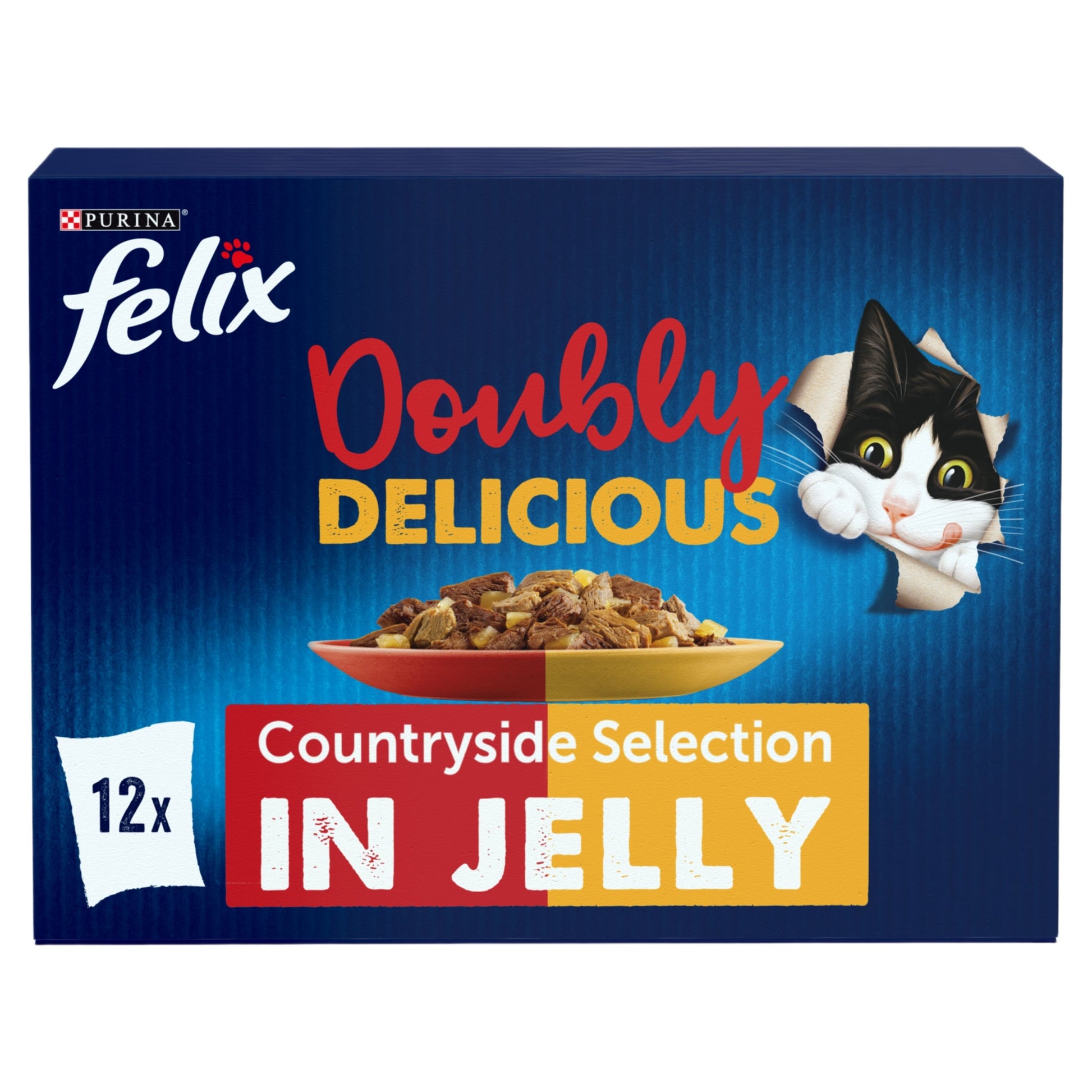 FELIX Doubly Delicious Countryside Selection in Jelly Wet Cat Food 12x85g — image 1