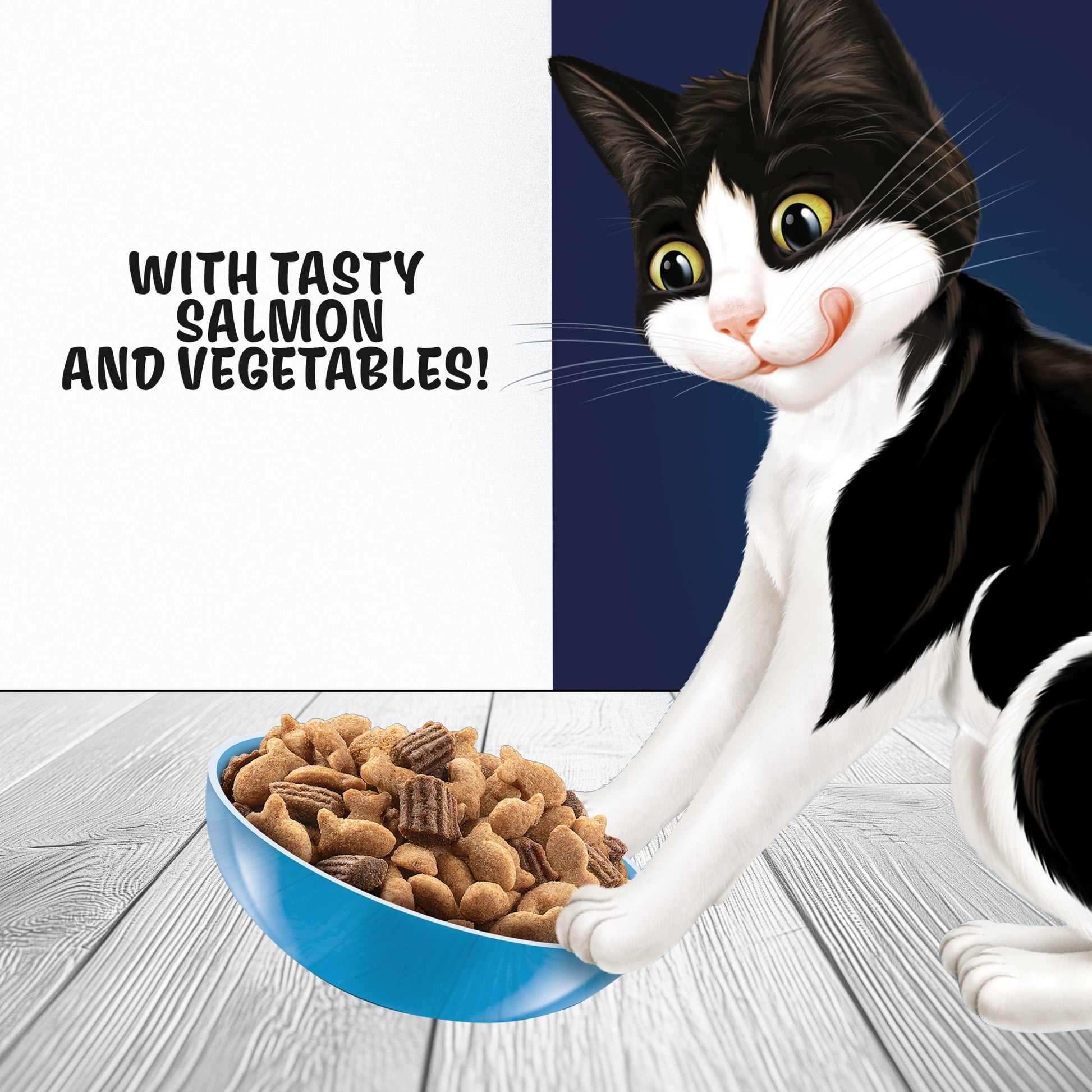 FELIX Doubly Delicious Salmon & Veg Dry Cat Food 750g — image 7