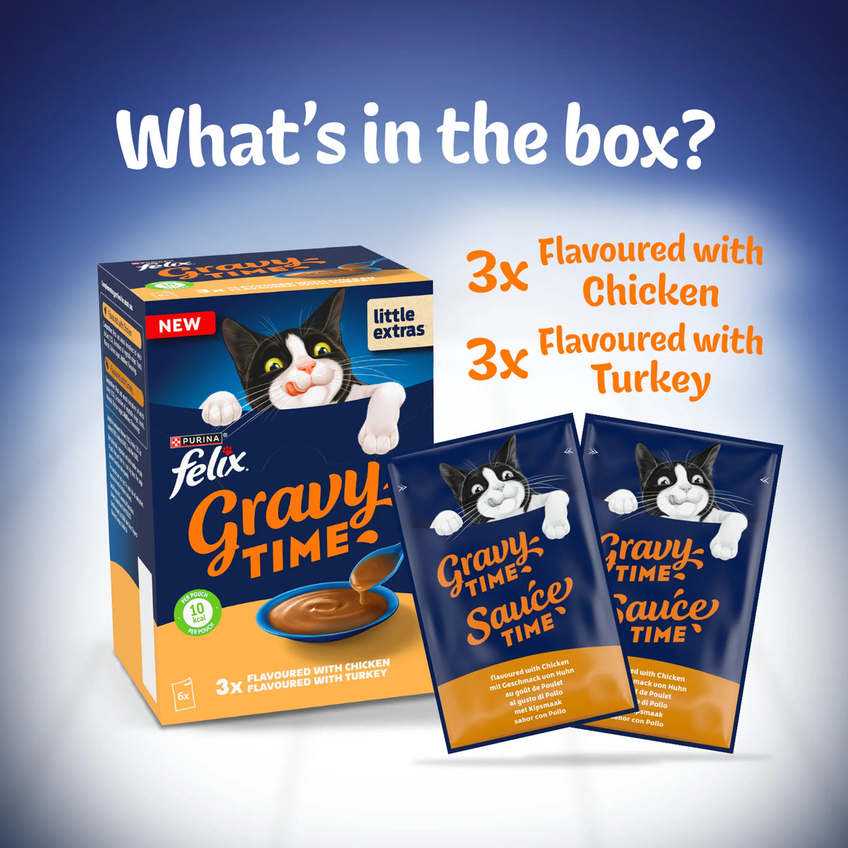 FELIX Gravy Time Chicken and Turkey Wet Cat Food 6x40g — image 5