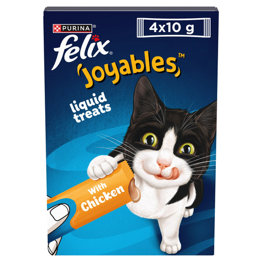 Felix Joyables Chicken Liquid Cat Treat 4x10g — image 1