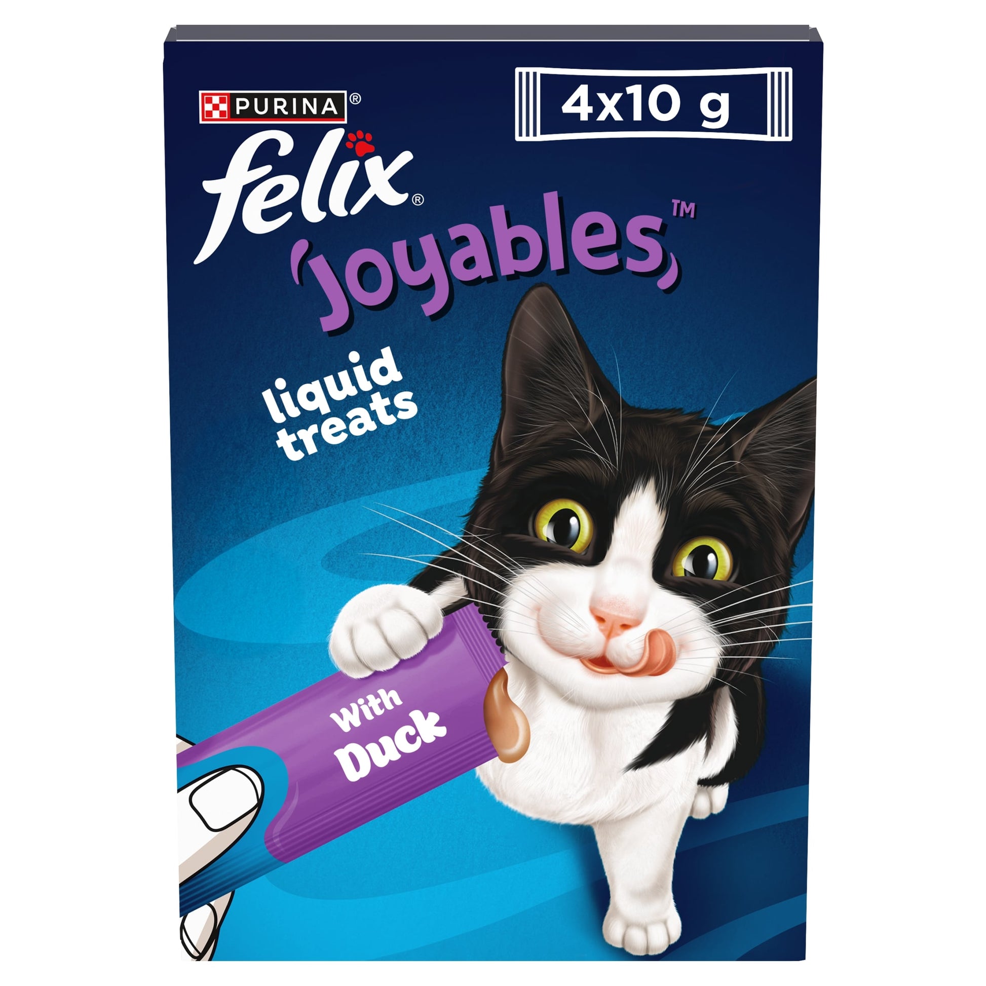Felix Joyables Duck Liquid Cat Treat 4x10g — image 1