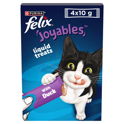 Felix Joyables Duck Liquid Cat Treat 4x10g — image 1