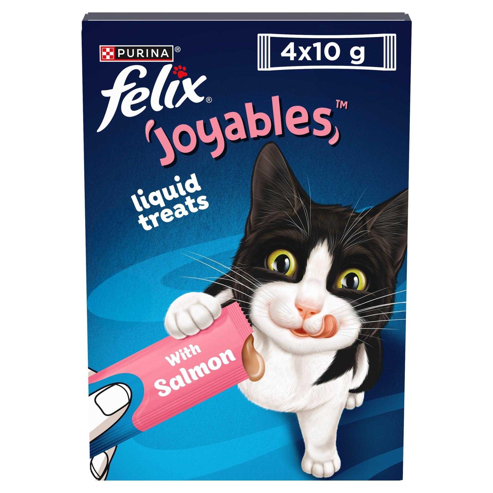 Felix Joyables Salmon Liquid Cat Treat 4x10g — image 1