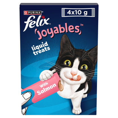 Felix Joyables Salmon Liquid Cat Treat 4x10g — image 1