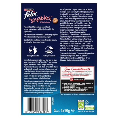 Felix Joyables Salmon Liquid Cat Treat 4x10g — image 2