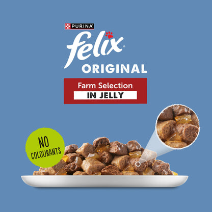 FELIX ORIGINAL Farm Selection in Jelly Wet Cat Food 12x85g — image 6