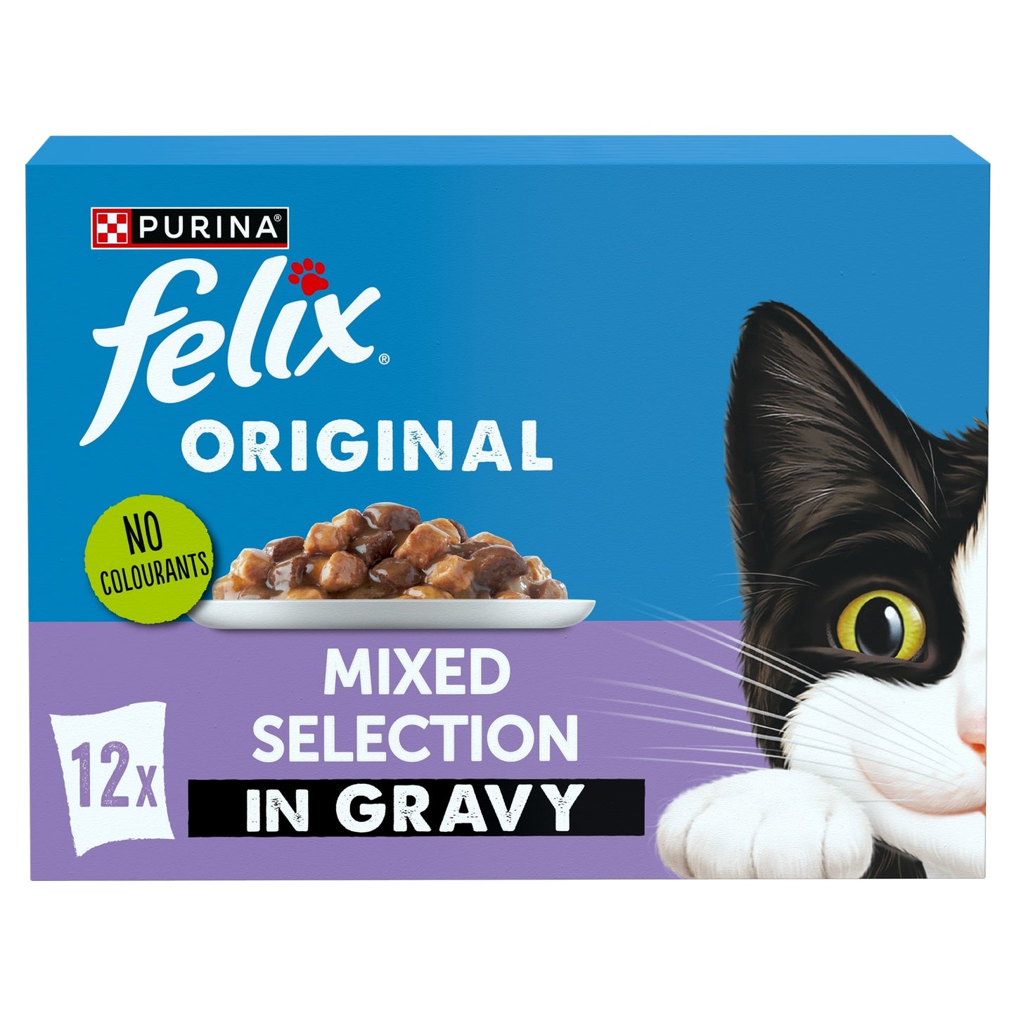 FELIX ORIGINAL Mixed Selection in Gravy Wet Cat Food 12x85g — image 1