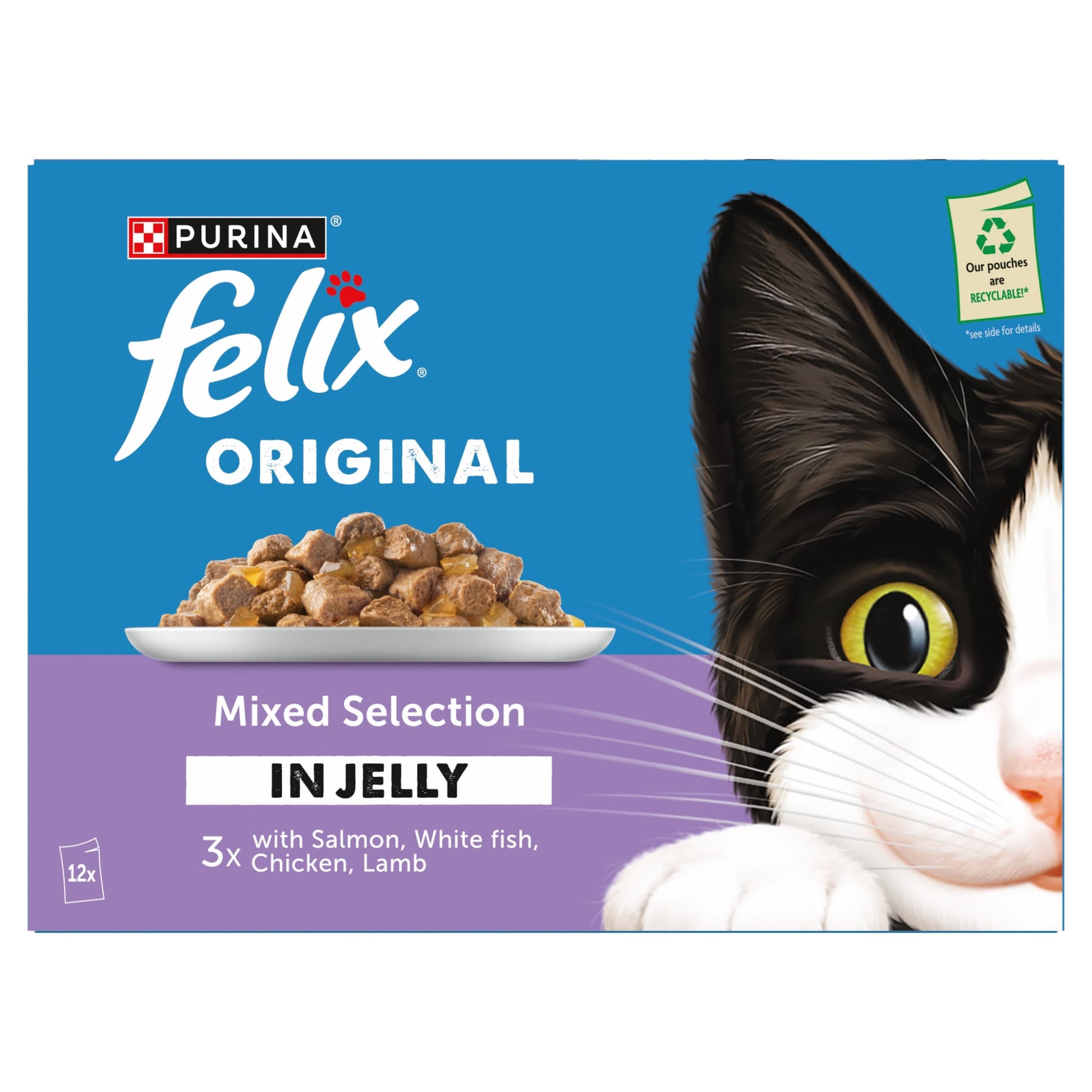 FELIX ORIGINAL Mixed Selection in Jelly Wet Cat Food 12x85g — image 2