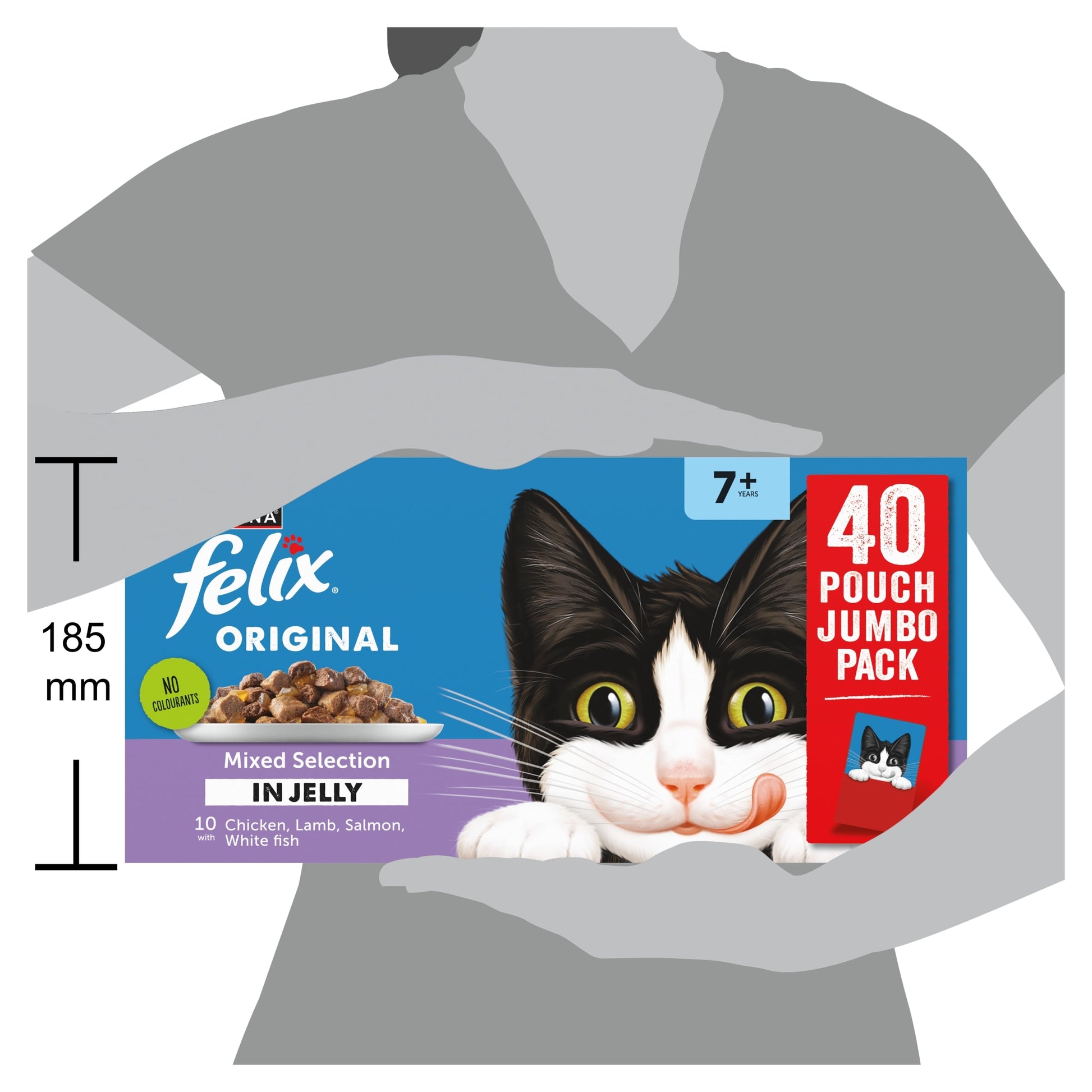 FELIX Original Senior 7+ Mixed Selection in Jelly Wet Cat Food 40x85g — image 3