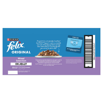 FELIX Original Senior 7+ Mixed Selection in Jelly Wet Cat Food 40x85g — image 4