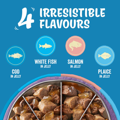 Felix Original Senior Fish Selection in Jelly Cat food 40x85g — image 3