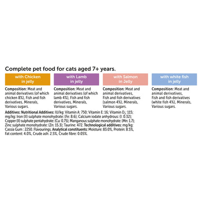 FELIX ORIGINAL Senior Mixed Selection in Jelly Wet Cat Food 12x85g — image 3