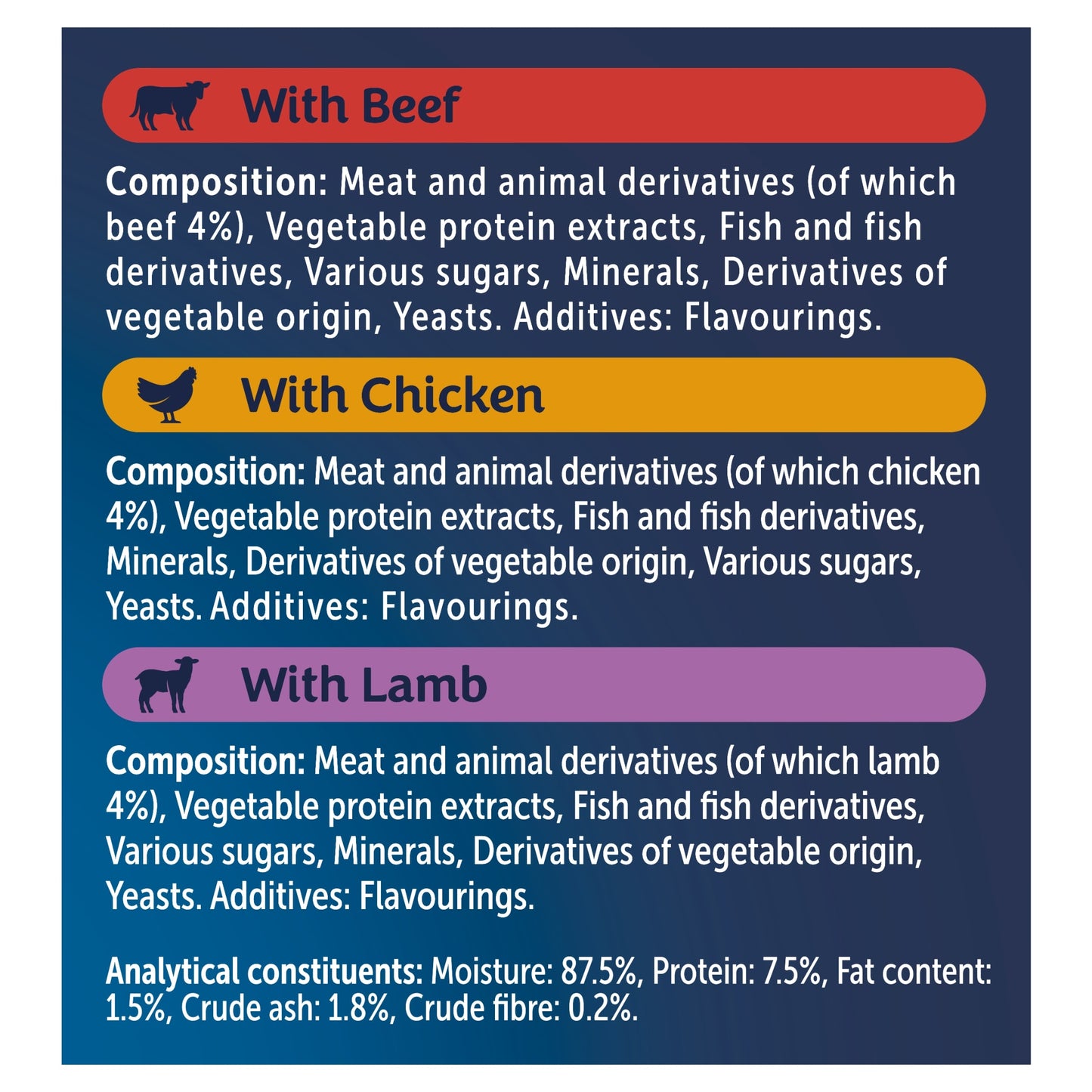 FELIX Soup Farm Selection Chicken; Beef and Lamb Wet Cat Food 6x48g — image 3