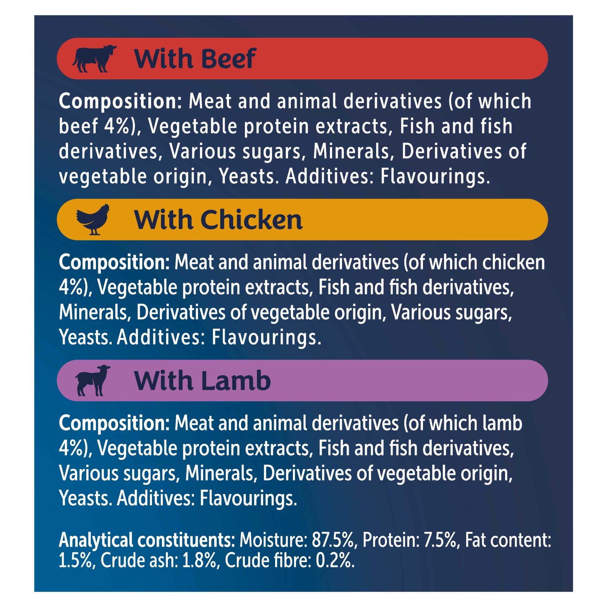 FELIX Soup Farm Selection Chicken; Beef and Lamb Wet Cat Food 6x48g — image 3