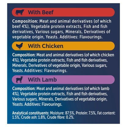 FELIX Soup Farm Selection Chicken; Beef and Lamb Wet Cat Food 6x48g — image 3