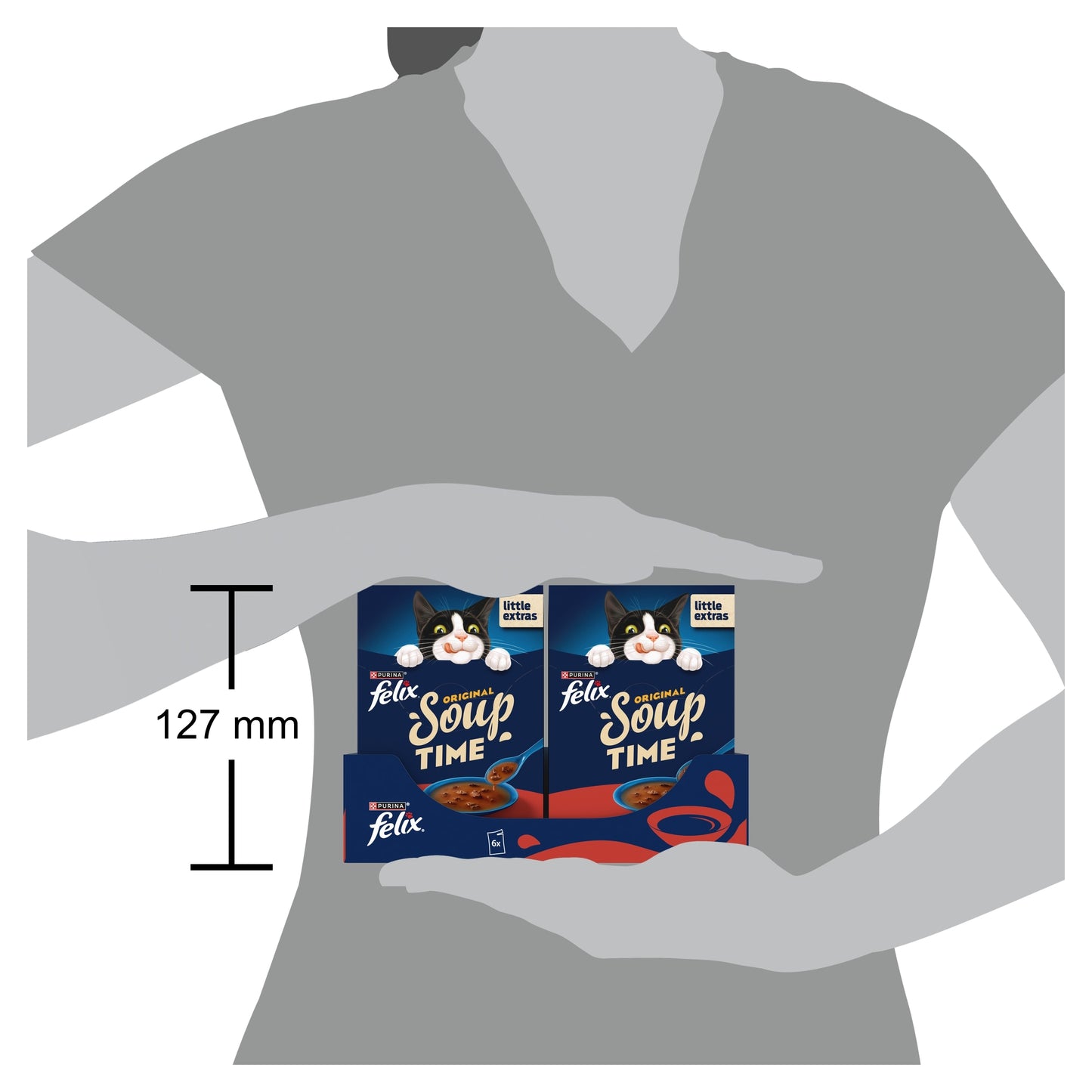 FELIX Soup Farm Selection Chicken; Beef and Lamb Wet Cat Food 6x48g — image 5