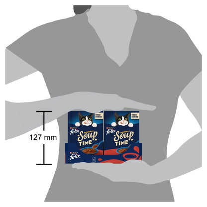 FELIX Soup Farm Selection Chicken; Beef and Lamb Wet Cat Food 6x48g — image 5
