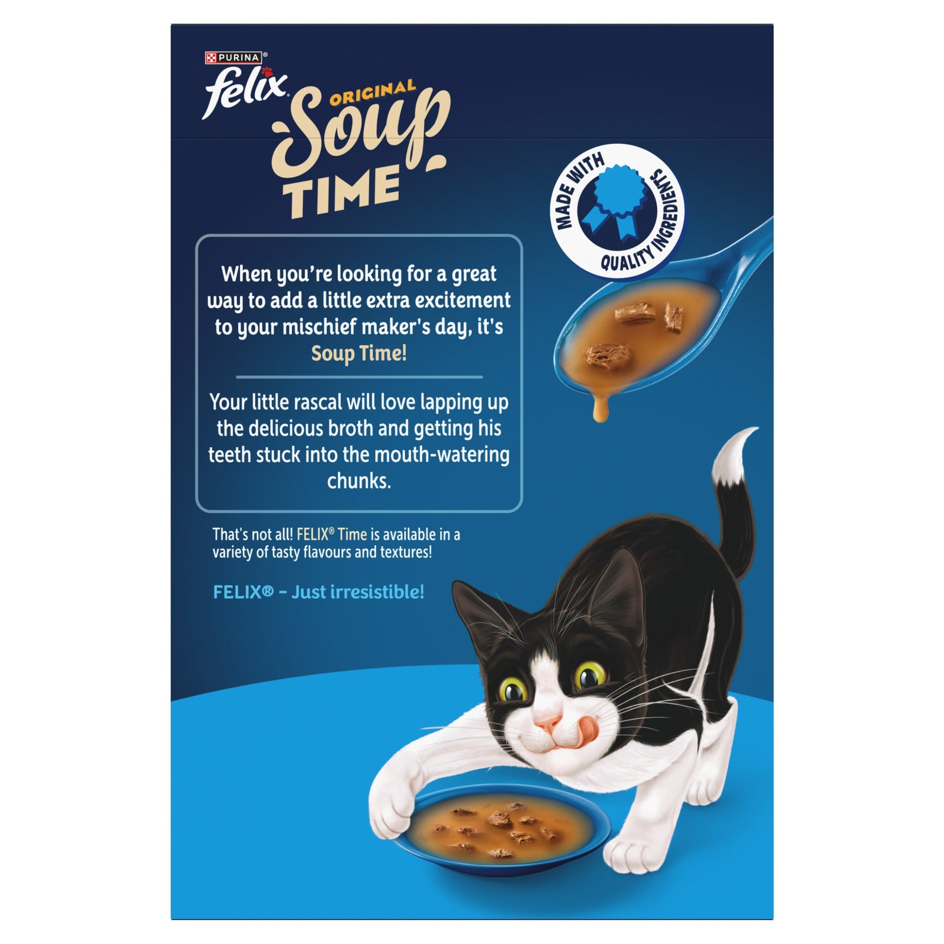 Felix Soup Original Wet Cat Food - Fish Selection 6x48g — image 2