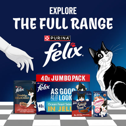 FELIX Soup Tender Strips Fish Selection Wet Cat Food 6x48g — image 6