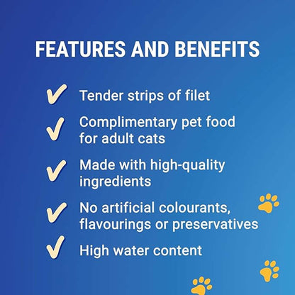 FELIX Soup Tender Strips Fish Selection Wet Cat Food 6x48g — image 7