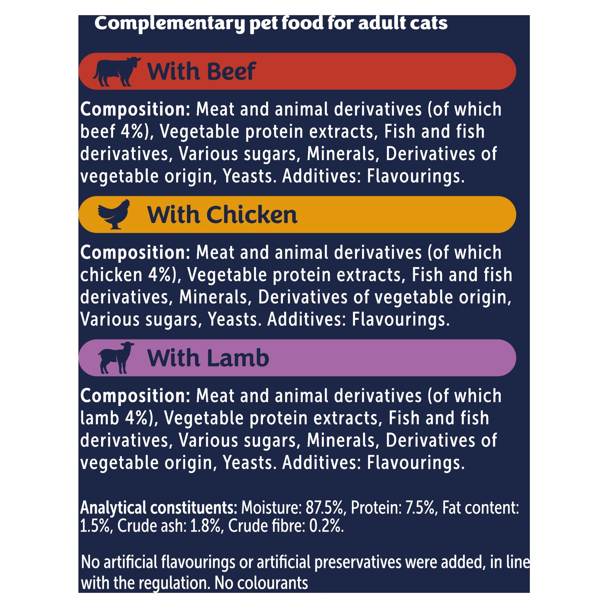 Felix Soup Tender Strips Meat Selection Cat Food 6X48g — image 3