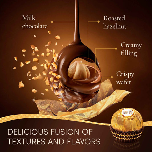 FERRERO Rocher Grand Milk Chocolate Gift 125g 125g pack shot