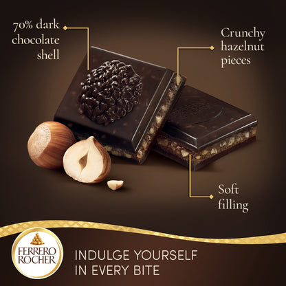Ferrero Rocher Hazelnut & 70% Dark Chocolate Bar 90g — image 2