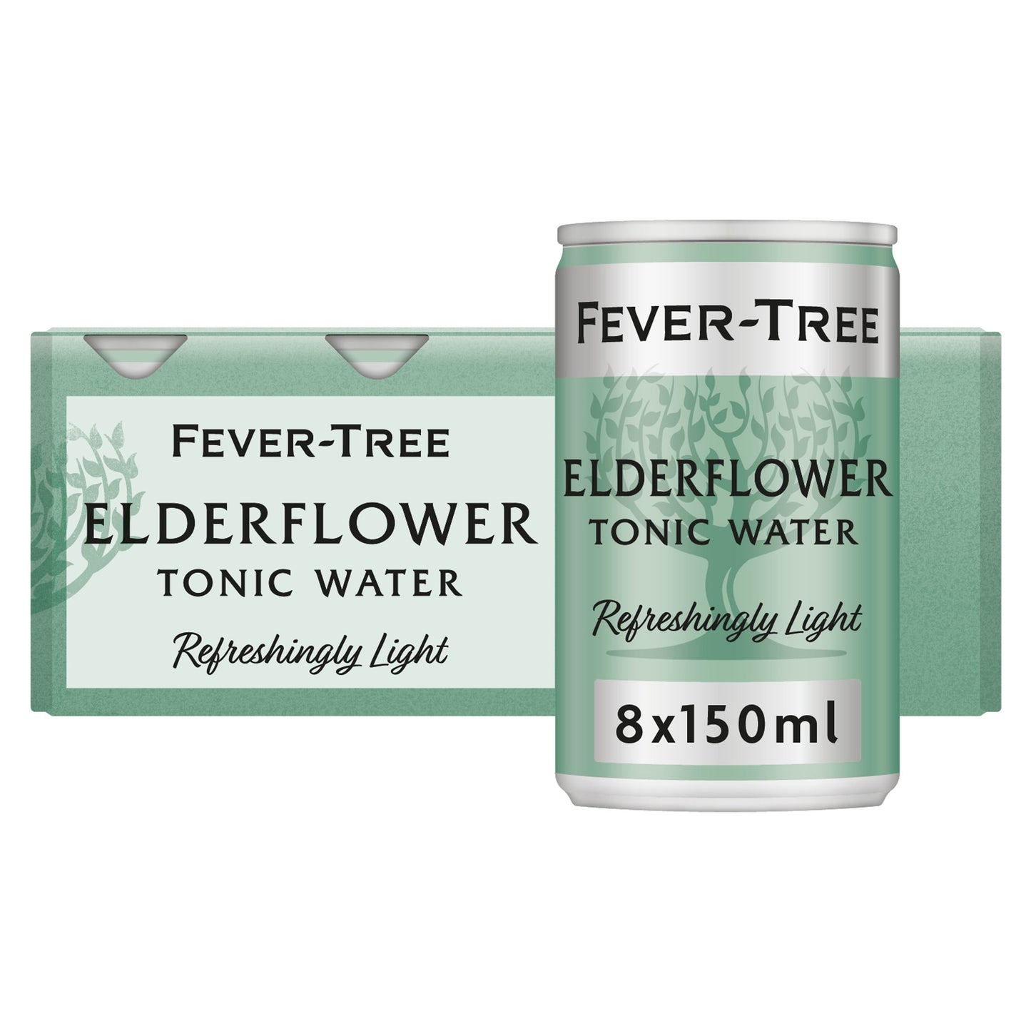 Fever-Tree Light Elderflower Tonic Water Cans 8x150ml — image 1