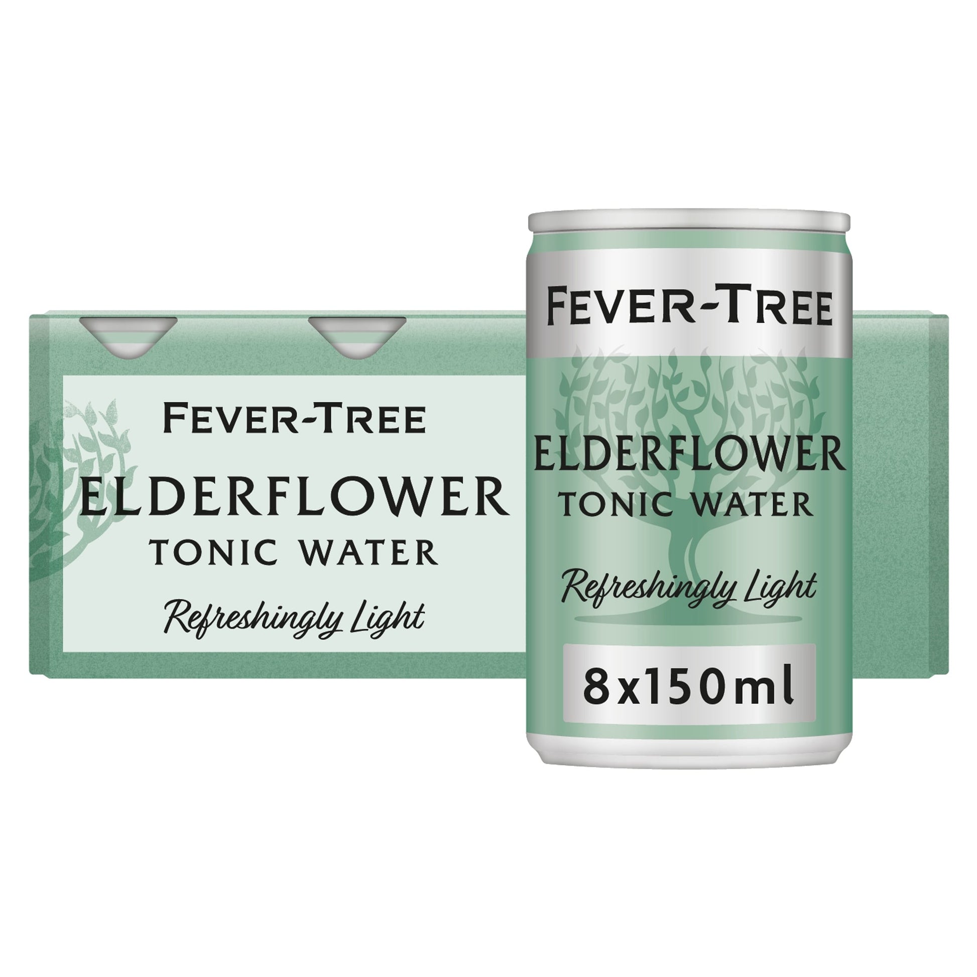 Fever-Tree Light Elderflower Tonic Water Cans 8x150ml — image 1