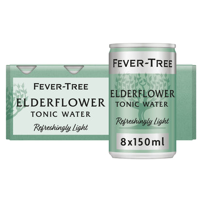 Fever-Tree Light Elderflower Tonic Water Cans 8x150ml — image 1
