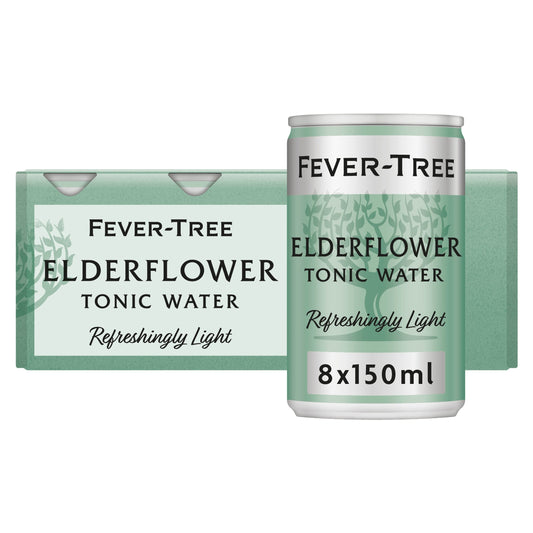 Fever-Tree Light Elderflower Tonic Water Cans 8x150ml — image 1