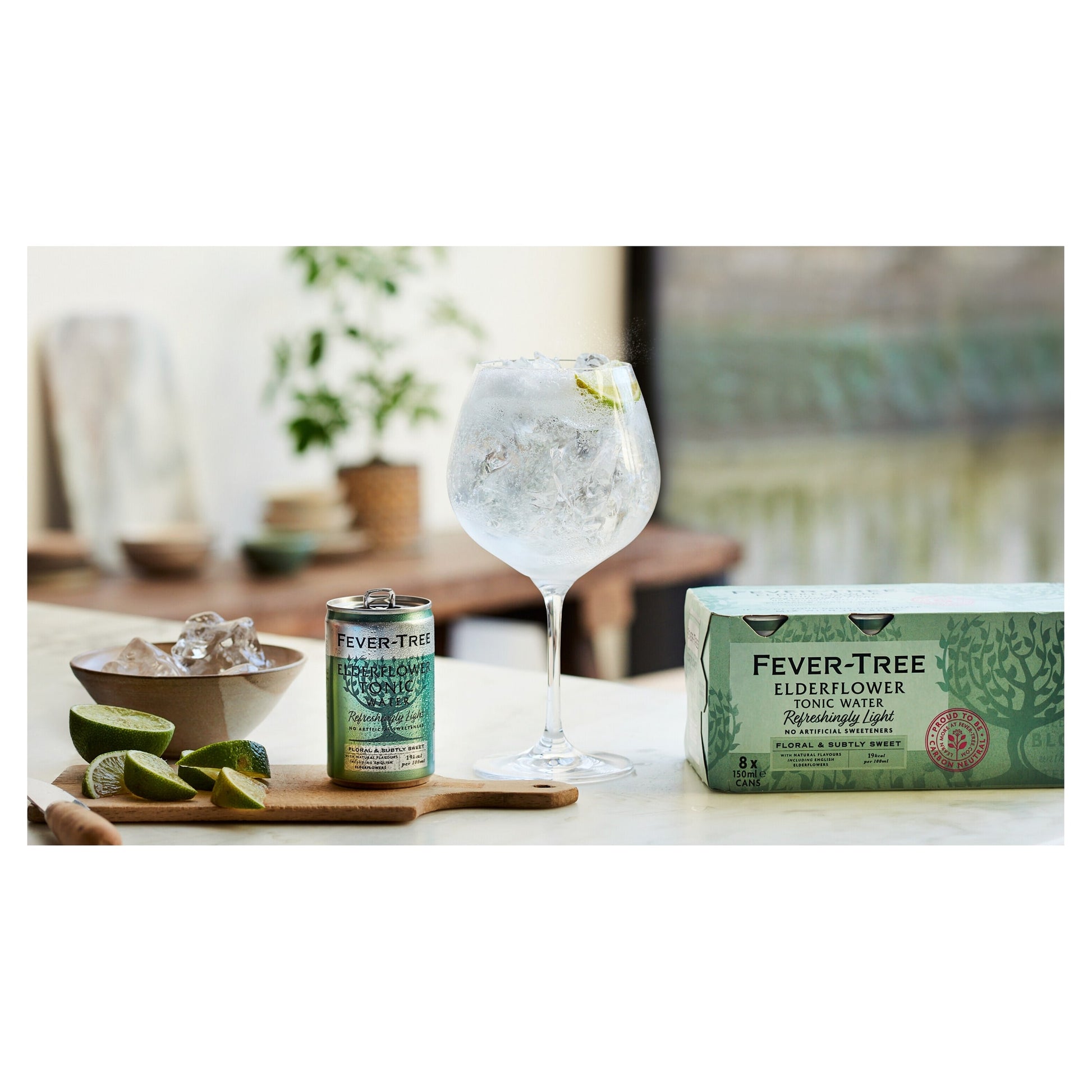 Fever-Tree Light Elderflower Tonic Water Cans 8x150ml — image 2