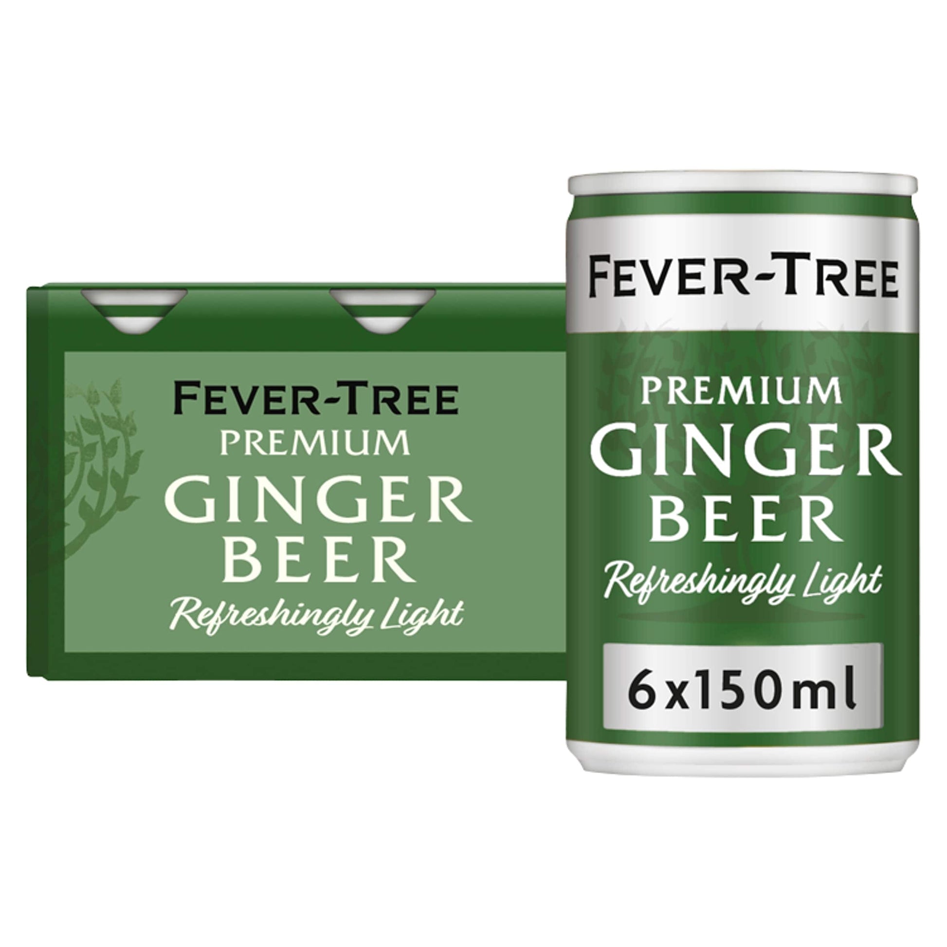 Fever-Tree Light Ginger Beer Cans 6x150ml — image 1