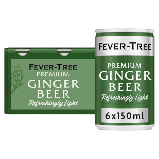 Fever-Tree Light Ginger Beer Cans 6x150ml — image 1