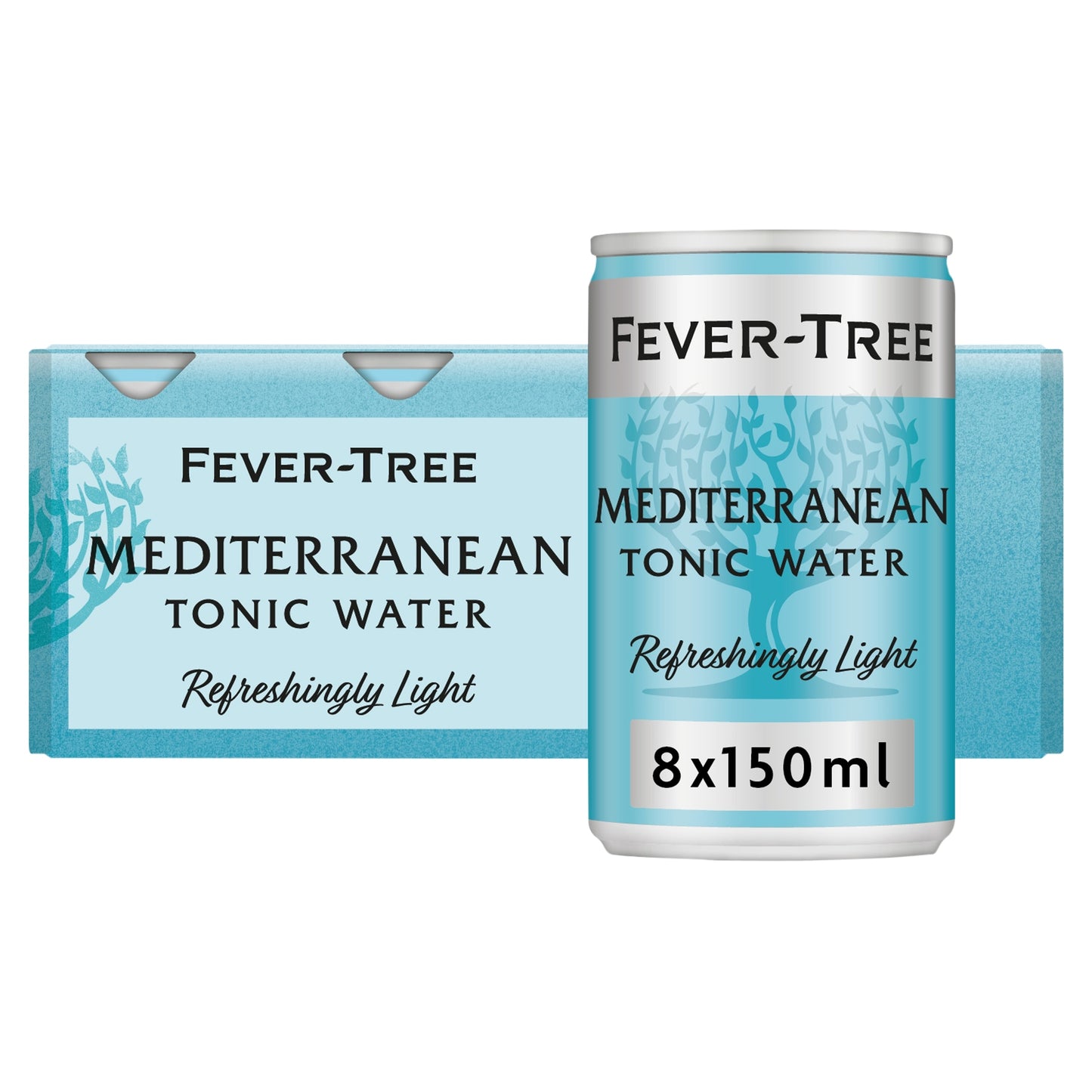 Fever-Tree Light Mediterranean Tonic Water Cans 8x150ml — image 1
