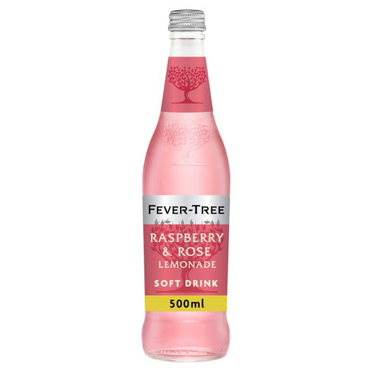 Fever-Tree Light Raspberry & Rose Lemonade Bottle 500ml — image 1