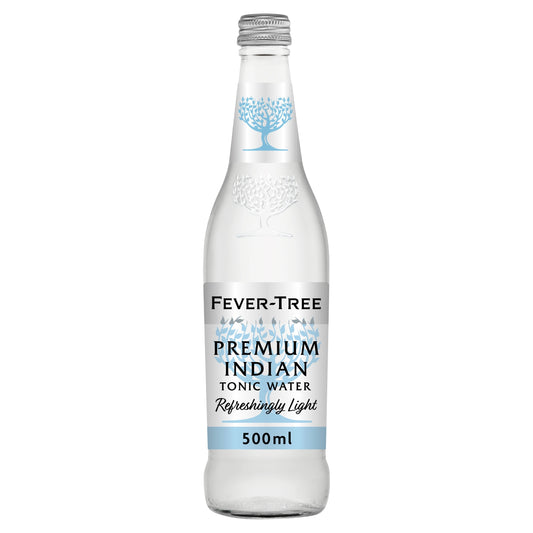Fever-Tree Refreshingly Light Indian Tonic Water Bottle 500ml — image 1
