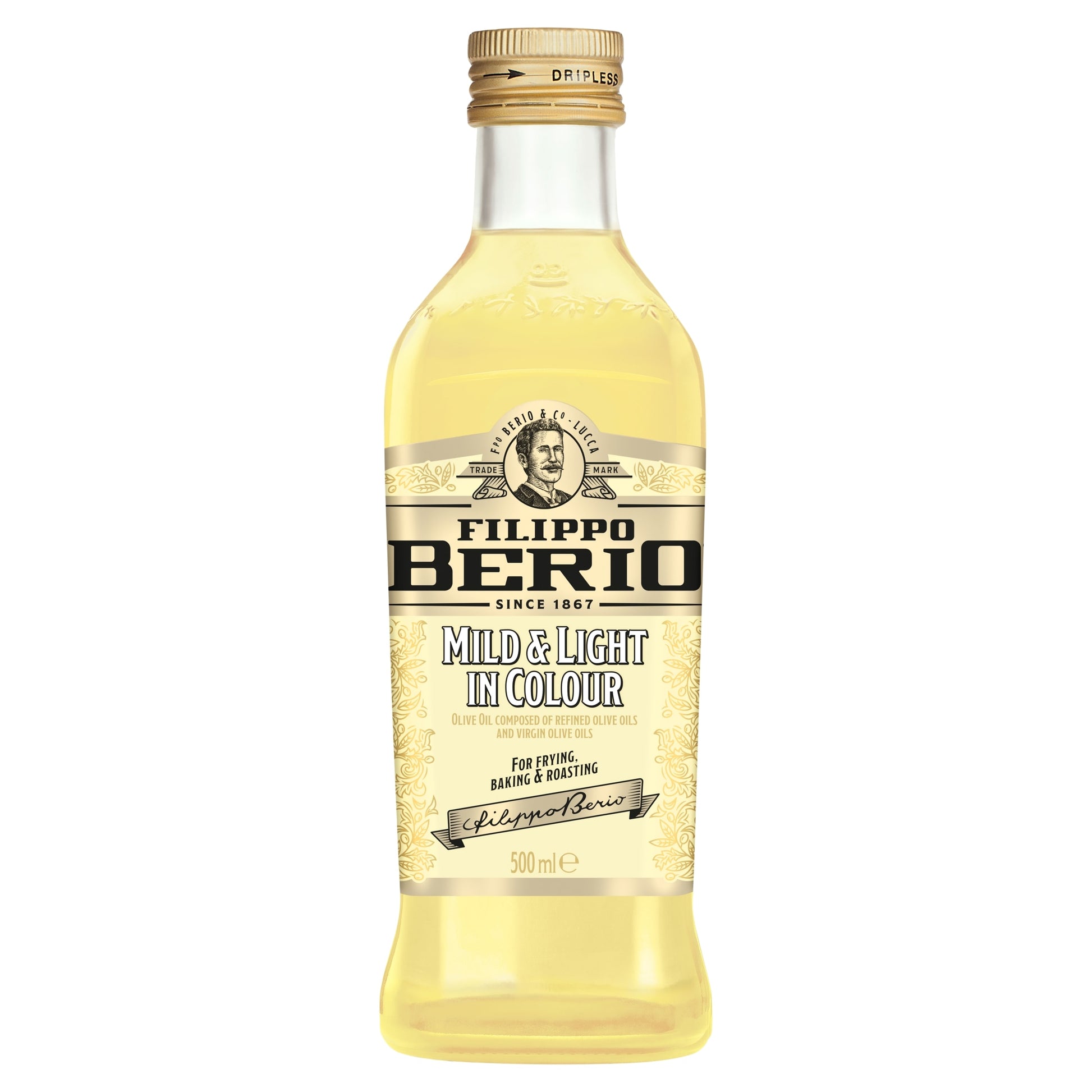Filippo Berio Mild & Light Olive Oil 500Ml — image 1