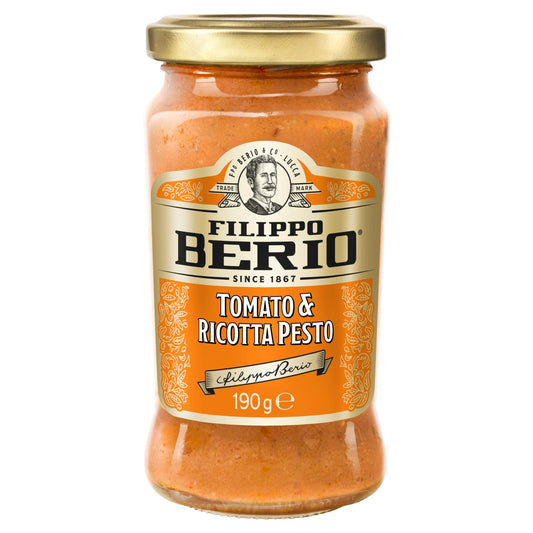 Filippo Berio Tomato & Ricotta Pesto 190G — image 1