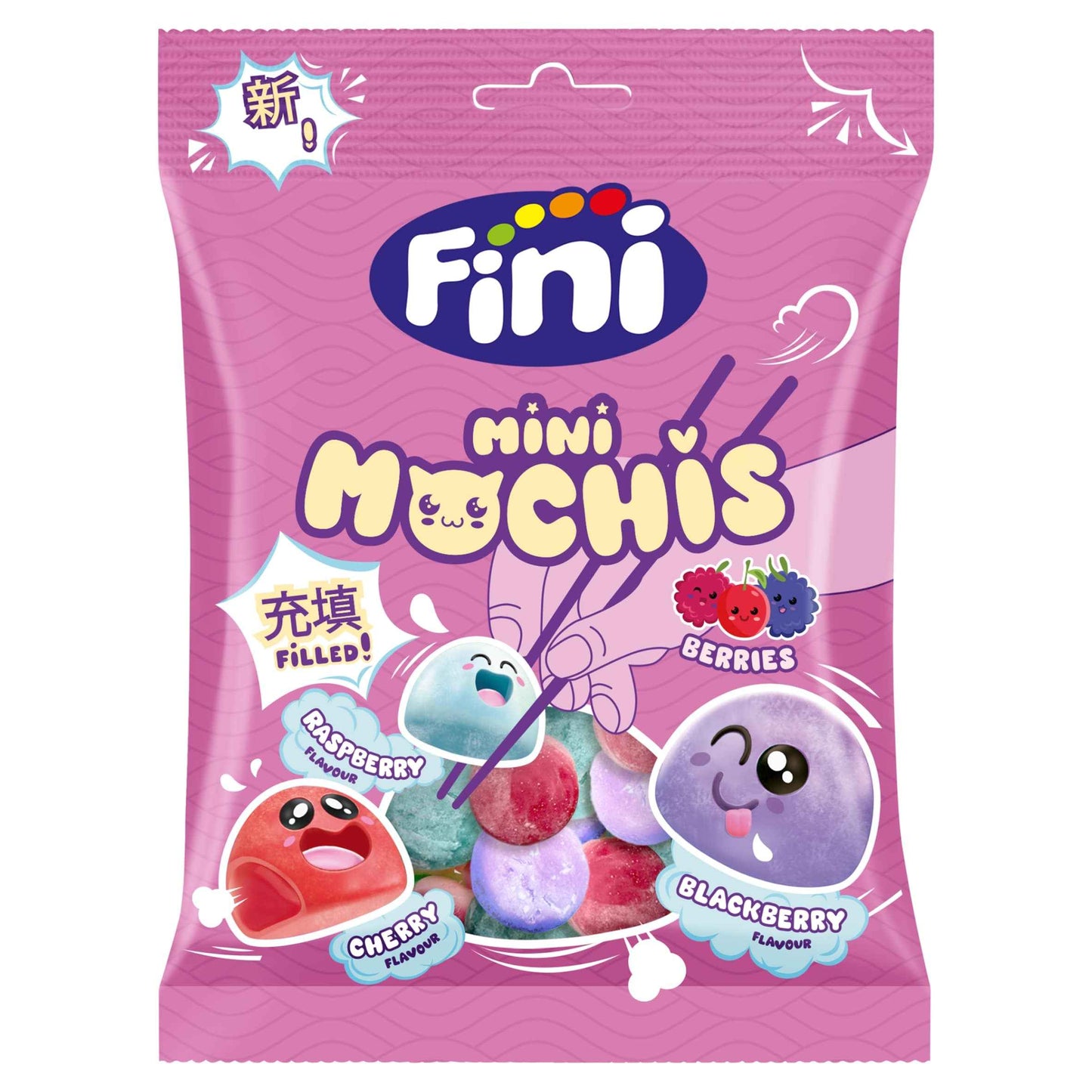 FINI Mini Mochi Berries 90g