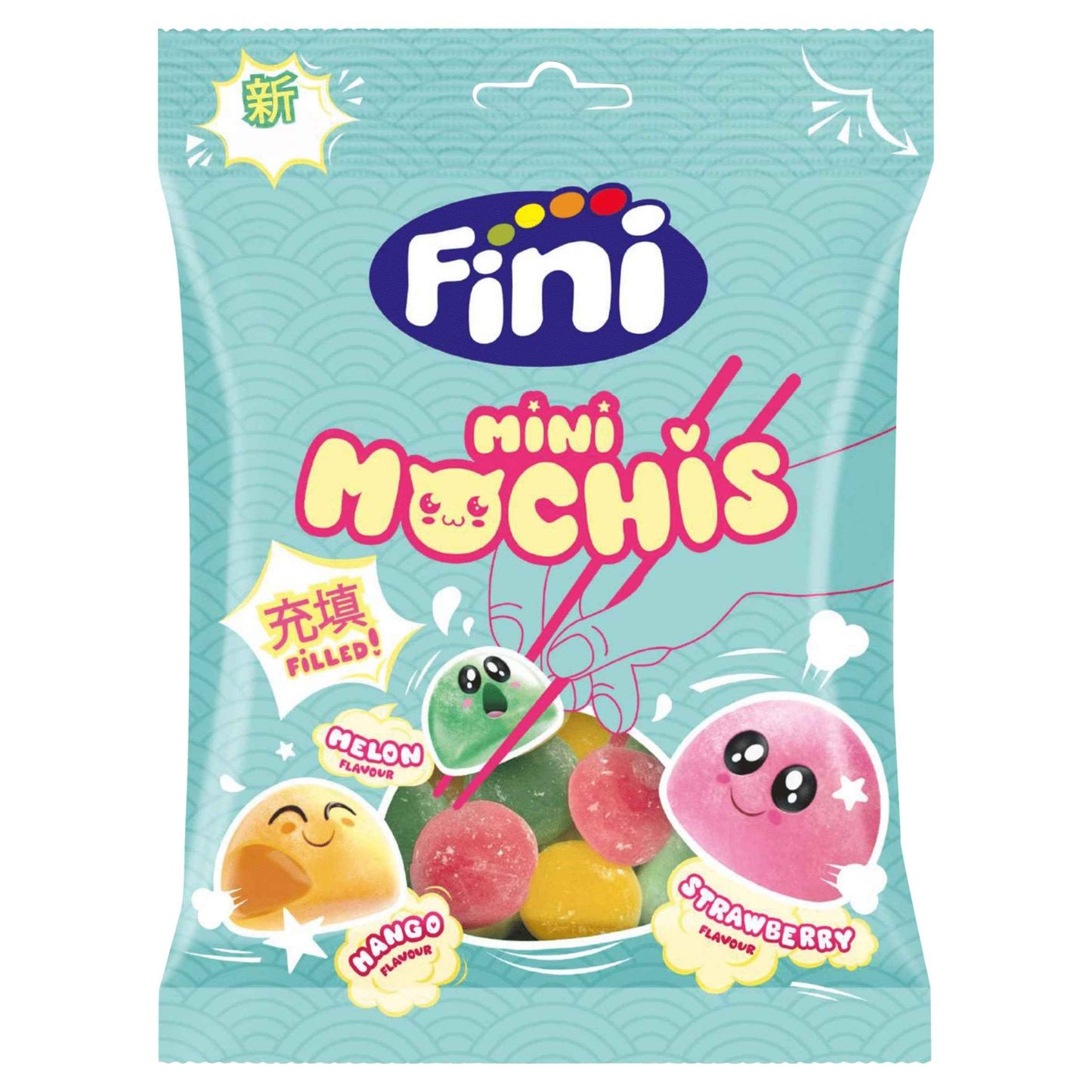 FINI Mini Mochis Melon Mango Strawberry Flavour 90g